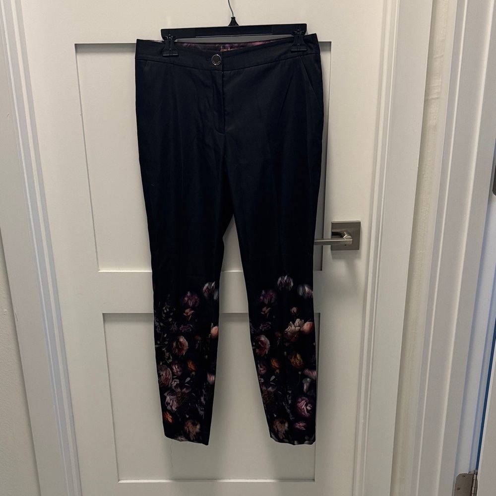 Ted Baker Satin Floral Dress Pant